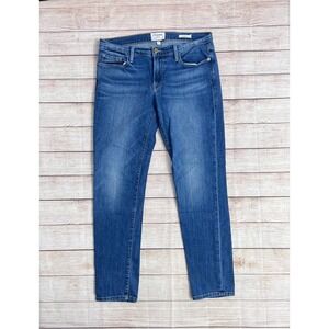 Frame Le Garcon Jeans Womens 27 Blue Berkley Square Slim Boyfriend
